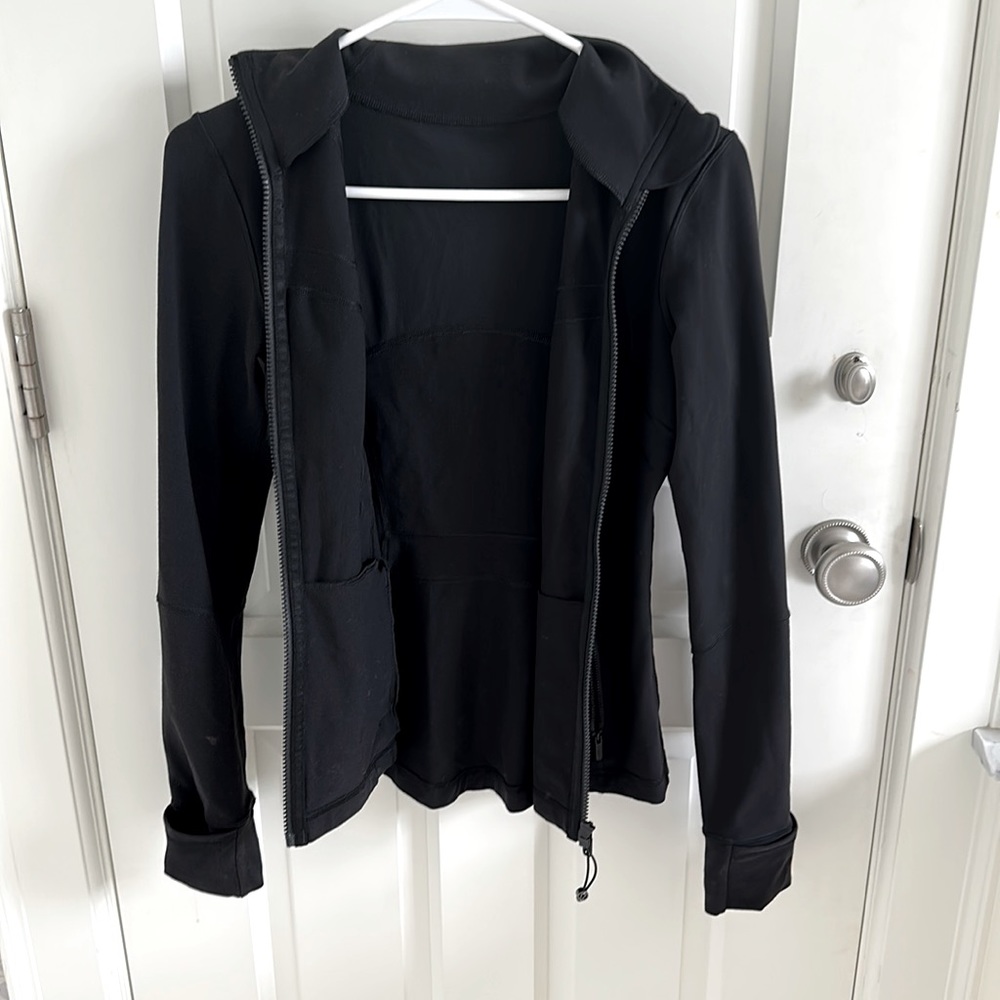 Define Jacket in Black with Hawaii Logo by Lululemon.